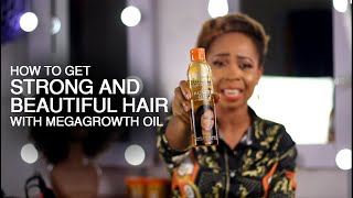 Megagrowth Growth Oil For Strong and Beautiful Hair  Hot Oil Treatment For All Hair Types [upl. by Oyam483]