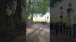 Hyde Park Corner to Buckingham Palace Evening Walk  London Lens Walking Tour 4K Short 13 [upl. by Swann]