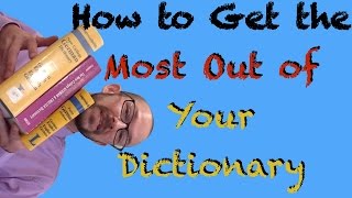 How to Get the Most Out of Your Dictionary  German Learning Tips 15  Deutsch lernen [upl. by Halsey]