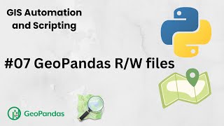 Geospatial Python  07  GeoPandas RW files [upl. by Welcher]