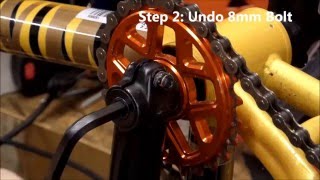 BMX Chainring removal [upl. by Eatnuahc132]