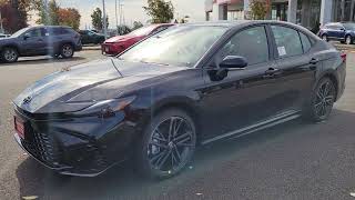 2025 Toyota Camry XSE AWD in Midnight Black Metallic with Cockpit Red Leather [upl. by Ddot]