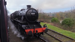 Severn Valley Railway quotWinter Steam Galaquot 6th January 2024 [upl. by Casper624]