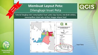 Create map layout including its map inset in QGIS for beginners [upl. by Sulecram508]