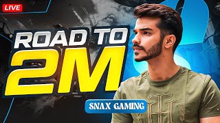 SANANANANA SPRAY ONLY ROAD TO 2M  BGMI LIVE WITH SNAX insta [upl. by Ricca]