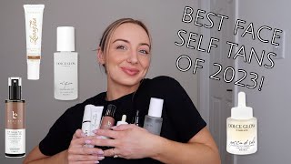 My MOST Used Facial Self Tanners of 2023 Loving Tan Dolce Glow Salty Face and More [upl. by Lussier107]