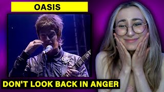 SINGER REACTS  Oasis  Dont Look Back In Anger  Musician Reaction Live River Plate Argentina [upl. by Ilajna492]