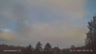 Timelapse weerstation Gasselternijveenschemond 15112024 [upl. by Latrell]