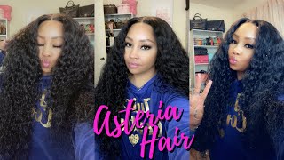 🔥Super Natural Water Wave HD 5x5 Closure Wig Quick Install  No Glue amp No Plucking  Asteria Hair [upl. by Allebram543]