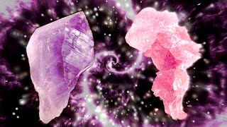 Rose Quartz amp Amethyst ENTANGLEMENT Healing Frequencies  Sound Therapy [upl. by Gredel]