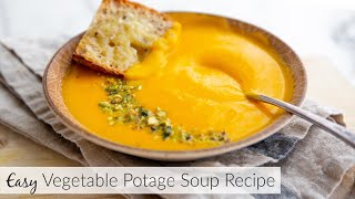 Vegetable Potage Soup Recipe Vegan [upl. by Irol]