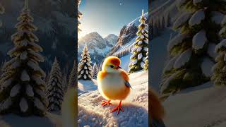 Cute Chick’s Winter Wonderland in the Snowy Mountainsquot [upl. by Rossie]