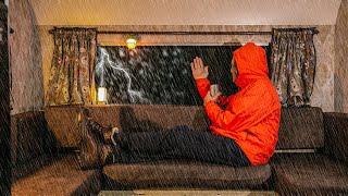 Surviving a Rainstorm in a RV  Camping in a Travel Trailer [upl. by Breh]