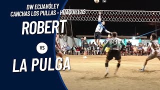 Robert 🆚 La Pulga DW Ecuavoley  Canchas Los Pulla [upl. by Saber]