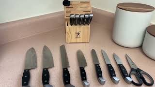 HENCKELS 15Piece Knife Set Review  Sharpness that Lasts [upl. by Llenrub]