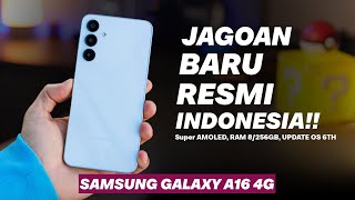 BARU RESMI SAMSUNG GALAXY A16 4G RESMI INDONESIA  SPESIFIKASI LENGKAP DAN HARGA [upl. by Martijn]