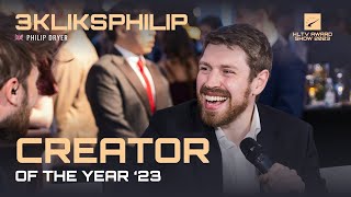 3kliksphilip  Creator of the Year  HLTV Award Show 2023 [upl. by Kenton]