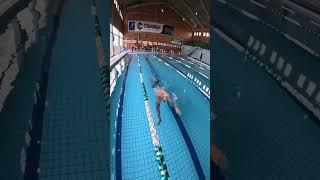 Freestyle swimming smoothly🏊🏻‍♀️ swimming explore sports [upl. by Sukhum]