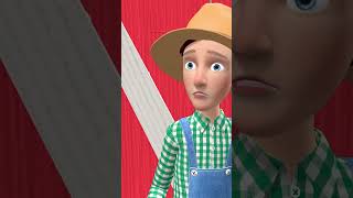 The Farmer In The Dell  Farm Song for Kids  HeyKids Nursery Rhymes  Animaj Kids shorts [upl. by Odraude]