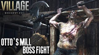 RESIDENT EVIL VILLAGE  Ottos Mill Secret Boss Fight Uriaș Drac [upl. by Neneek385]