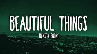 Benson Boone  Beautiful Things Lyrics [upl. by Arretak947]