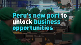 Perus new port to unlock business opportunities [upl. by Aivataj613]