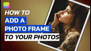 How to add a photo frame to your photos [upl. by Irahc]