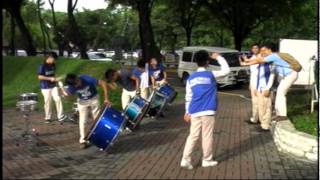 Ateneo High Schools Indak and Blue Babble welcome SY 20122013 with cheering and a flash mob [upl. by Mona]