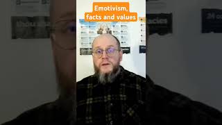 Emotivism and the problem of separating facts from values philosophy ethics metaethics [upl. by Rihat266]