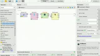 RapidMiner Tutorial  How to perform a simple cluster analysis using kmeans [upl. by Oiramaj316]