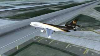 Lets Fly Around The World  Etappe 7  Atlanta nach Chicago  PMDG MD11 22 [upl. by Llatsyrc]