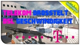 Telekom drosselt DSLGeschwindigkeit   Spas12 auf Terminal [upl. by Peonir355]