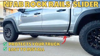 2023 CHEVY COLORADO ROCK SLIDER  NFAB INSTALL NEW VID [upl. by Lyns894]