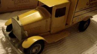 ANTIQUE TOY METALCRAFT TRUCKS [upl. by Ordnasela]