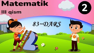 2sinf matematika 83dars [upl. by Nywde]