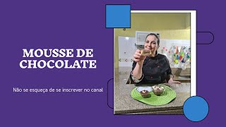 ZERO AÇÚCAR APRENDA Essa Deliciosa MOUSSE DE CHOCOLATE [upl. by Miarfe]