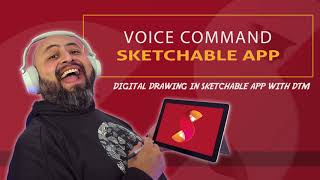 Using the Voice Commands in Sketchable App [upl. by Akcirederf]