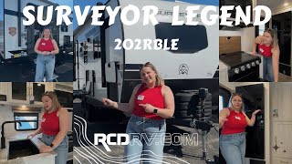 RV TOUR  Forest River Surveyor Legend 202RBLE  Medina OH [upl. by Noiraa]