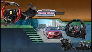 How To Setup A Steering Wheel For City Car Driving  Fix For Wheel Stiffness Issue [upl. by Asiluj]