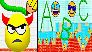 Draw To Smash Smash Hit Gameplay  New Short Riddle  Brain Puzzles Brain Teaser  Relaxing Video [upl. by Gabor538]