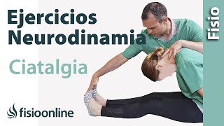 Ejercicios neurodinámicos para la ciática o ciatalgia [upl. by Nilyahs]