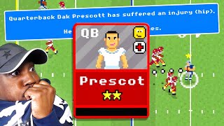 DAK PRESCOTT GETS INJURED Retro Bowl Season Mode Nintendo Switch Gameplay Ep 3 [upl. by Juliet]