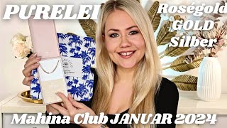 😍 PURELEI Mahina Club JANUAR 2024  Unboxing amp Verlosung  Schmuckabo [upl. by Eldreeda758]