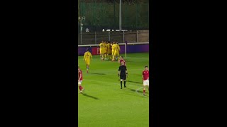 Alfie Cresswell pinpoint freekick for Leeds United U21 lufc [upl. by Nnaeus]