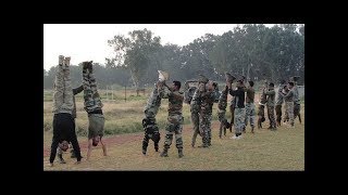 Watch Training Video of CISF Commando Police  Indian Army [upl. by Yalcrab]