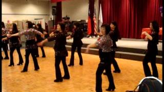 Ai Qing Cha Cha 愛情恰恰 Line Dance 5272012 Performance [upl. by Pelage]