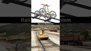 Rail Cart  Working Mechanism ✅ caddesign solidworks railway train automobile engineering [upl. by Trust]