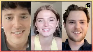 Stefanie Scott JJ Niemann and Robbie Kay Talk Academy Podcast Series [upl. by Aciretal]