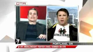 Worlds Most Confrontational Chael Sonnen Interview Ever [upl. by Yablon]