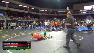 Cadet Men 113 Braeden Williams Oklahoma Vs Korbin Shepherd Missouri [upl. by Sibelle]